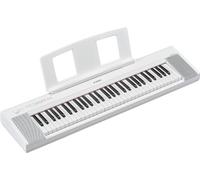 YAMAHA Piaggero NP-15 Clavier Numérique, Blanc | Clavier Numérique Léger et Portable avec 61 Touches Sensibles à la Vélocité et 15 Sonorités Instrumentales
