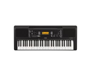 Yamaha PSR-E363 - Clavier électronique avec toucher dynamique - Instrument de musique portable pour débutants exigeants - Noir