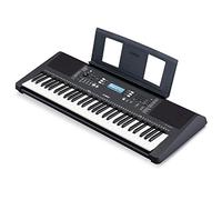 Yamaha PSR-E373 Clavier arrangeur - Instrument de musique à 61 touches dynamiques, incluant un Bon Cadeau pour 2 Leçons en Ligne avec la Yamaha Music School, en Noir
