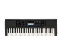 Yamaha PSR-E383 Clavier portable - 61 touches, avec adaptateur d'alimentation, voix et rythmes intégrés, léger et compact, idéal pour les débutants, l'apprentissage et la pratique à la maison