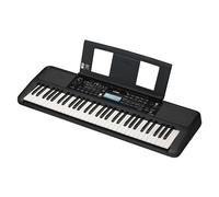 YAMAHA PSR-E383 Clavier Portable, Noir | Pour Débutants, 650 Voix D'Instruments Authentiques avec Touches Tactiles et une Polyphonie de 48 Notes