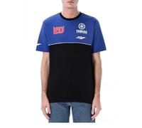 Yamaha Racing Fabio Quartararo FQ20 T-shirt coupe horizontale, Noir , XXL