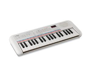 Yamaha Remie PSS-E30 - Clavier Mini Touches - Clavier d'initiation léger et portable pour enfants - Avec sonorités et bruitages intégrés - Blanc
