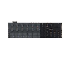 YAMAHA SEQTRAK Groovebox Nomade, Noir | Studio de Production Musicale Tout-en-Un avec Moteurs AWM2 et FM, Sampler, Haut-Parleur et Batterie Rechargeable