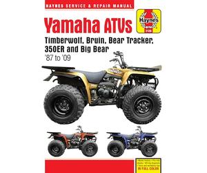 Yamaha Timberwolf, Bruin, Bear Tracker, 350ER & Big Bear (87 -09): 1987 to 2009