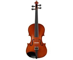 YAMAHA V5SA44 Set Violon Acoustique - Taille 4/4, Violon D'Étude Monté à la Main, Table Épicéa, Fond Érable, Touche, Cordier 4 Tendeurs Ébène, En Étui avec Archet et Colophane - Marron