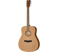 YAMAHA FX400 Guitare Électro-Acoustique - Corps Dreadnought, Diapason 25", Espacement des Cordes Réduit, Barrage Sculpté, Préampli System-75 avec Capteur et Accordeur - Smoky Black