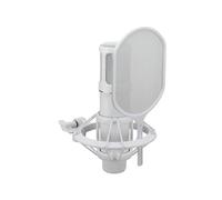 YAMAHA YCM705 Microphone à Condensateur - Qualité studio, large membrane 1", PAD -10/-20 dB, filtre passe-haut, réponse en fréquence de 20 Hz à 20 kHz, accepte les niveaux élevés - Blanc