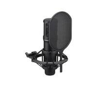 YAMAHA YCM705 Microphone à Condensateur - Qualité studio, large membrane 1", PAD -10/-20 dB, filtre passe-haut, réponse en fréquence de 20 Hz à 20 kHz, accepte les niveaux élevés - Noir