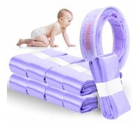 YAMAIDUO 10 Sac Poubelle Couche, Recharge Poubelle a Couche Grande Capacité, Bebe Recharge Sac Poubelle Couche Compatible avec Tommee Tippee, Angelcare (9 Sacs & 1 Cassette de Recharge)