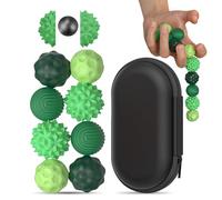 YAMAIDUO Lot de 8 Jouet Magnétiques Anti Stress, Fidget Toys Magnétiques avec Manchons en Silicone, Jouets Sensoriels Fidget Toys Anti Stress pour Fidget TDAH, Autisme, Cadeau Enfants Adultes, Vert