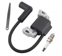 YAMAKATO Module de bobine d'allumage pour tondeuses à gazon Performance moteur améliorée OEM Standard Métal Noir Comprend une jauge d'espacement d'air étincelle Installation facile Remplacement fiable