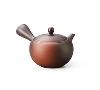 Yamakiikai Théière japonaise ronde en céramique Tokoname Kyusu 350 cc avec filtre intégré Y264 du Japon L161 M263