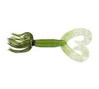 Yamamoto Double Queue Hula Grub Appât, 062245, Baby Bass, 12,7 cm