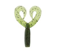 YAMAMOTO Double Queue sans tête Jig Remorque, 007528, Watermelon Blake Red, 4-inch