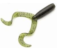 YAMAMOTO Double Queue sans tête Jig Remorque, 007529, Watermelon Black Flake, 4-inch