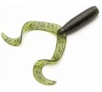 YAMAMOTO Double Queue sans tête Jig Remorque, 061981, Cinnamon Black Purple Flake, 4-inch