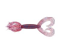 YAMAMOTO Double Tail Hula Grub Appât, Cinnamon Red Blue Flake