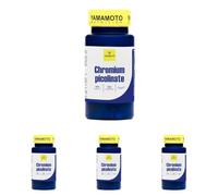 YAMAMOTO NUTRITION Chromium PICOLINATE 100 Comprimés, Adapté en cas de Besoin Accru ou de Consommation Réduite de Chrome (Lot de 4)