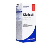 YAMAMOTO Research, Diuricell 1L, Supplément d'Extraits Végétaux Drainants, pour les Ballonnements, la Rétention d'Eau et l'Anti-Cellulite, Saveur Orange et Citron