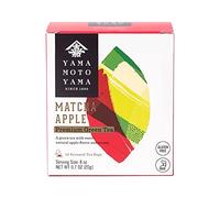 Yamamotoyama Apple Green Tea Pyramid Bag, 0.71 Ounce Box by Yama Moto Yama [Foods]