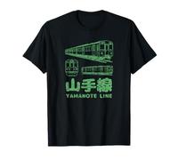Yamanote Line Tokyo Train Japonais Kanji Souvenir T-Shirt