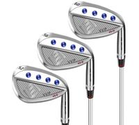 Yamato Lot de cales de golf complètes ou individuelles 50/52/54/56/58/60 forgées avec face fraisée (acier inoxydable, B01, standard, droite)