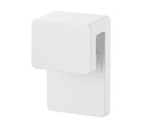 Yamazaki 1493 Tower Crochet adhésif pour Brosse à Dents et Dentifrice, Blanc, résine ABS/Silicone/Polycarbonate/Pet/polyuréthane, Minimaliste, 2,7 x 4 x 6 cm