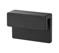 Yamazaki 1496 Tower Support pour Brosse à Dents et Dentifrice adhésif Large Noir Résine ABS/Silicone/Polycarbonate/Pet/Polyuréthane Minimaliste 2,8 x 9 x 6 cm