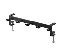 YAMAZAKI 1577 TOWER Tableside Hooks, black, Steel, 30.5 x 7 x 7~11 cm