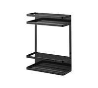 YAMAZAKI 1801 Tower Étagère latérale magnétique pour Machine à Laver, Noir, Acier/Aimant/Silicone, Minimaliste, 11,5 x 28 x 40 cm (L x L x H)