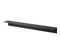 YAMAZAKI 1932 Tower Wall~Mounted Shelf with Magnetic Panel (90 cm), Black, Steel/ABS Resin, 90 x 15.7 x 9 cm
