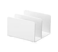 YAMAZAKI 1949 Tower Plateau Organisateur, Blanc, Acier, Minimaliste, 8x7.5x5 cm