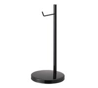 Yamazaki 2292 BAUTES Support pour Casque Rond, Noir, Acier, Minimaliste, 13 x 13 x 28 c m