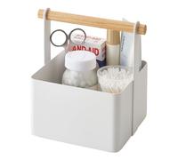 Yamazaki 2313 TOSCA Tool Box S, white, Steel/Wood, 16 x 13 x 16 cm