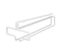 Yamazaki 2462 TOWER Under~Shelf Wine Glass Hanger, white, Steel, 11 x 26 x 7 cm
