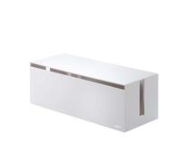 Yamazaki 2707 Web Cable Box, White, PC~ABS Resin, 40 x 15.5 x 14.5 cm