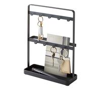 Yamazaki Support porte-clés 2778 SMART — acier noir 20 x 7,5 x 27 cm
