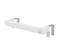 Yamazaki 2853 Tower Towel Hanger, White, Steel, 19 x 6~7 x 4 cm