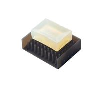 Yamazaki 2995 Float Soap Tray, Black, Silicone, 11 x 8.5 x 3 cm