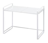 Yamazaki 3130 Tower Extendable Rack, White, Steel, 47.5~75 x 35 x 50 cm