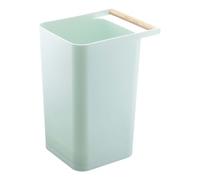 Yamazaki 3133 COMO Poubelle, Bleu, Bois/Polypropylène, Minimaliste, 24 x 19.5 x 32 c m
