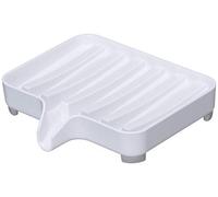 YAMAZAKI Porte-savon Mist 3249 – blanc – ABS/silicone – 11×10×2 cm