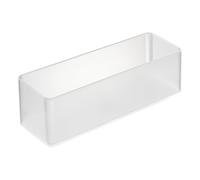 Yamazaki 3646 TOWER Stackable Organizer L Deep X2 Set, white, PS Resin, 8 x 24 x 7.2 cm