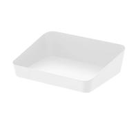 Yamazaki 4219 Tower Plateau de courtoisie M, Blanc, Acier, Minimaliste, 17.5 x 13.5 x 5 c m