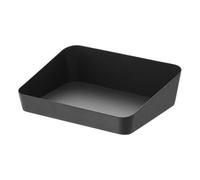 Yamazaki 4220 Tower Amenity Tray M, Black, Steel, 17.5 x 13.5 x 5 cm