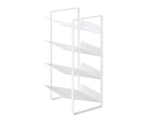 YAMAZAKI 4304 Tower Bottle Rack, White, Steel, 20 x 20.5 x 40 cm