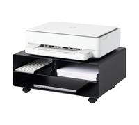Yamazaki 4349 TOWER Printer Rack, black, Steel, 48 x 37 x 19 cm