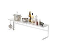 Yamazaki 4480 Tower Extendable Kitchen Rack, White, Steel, 54~92 x 22.5 x 25 cm