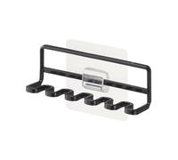 Yamazaki 4521 Tower Film Hook Toothbrush Holder, Black, Steel FILMHOOK : Polycarbonate/Pet/Polyurethane, 12.5 x 3.5 x 4 cm